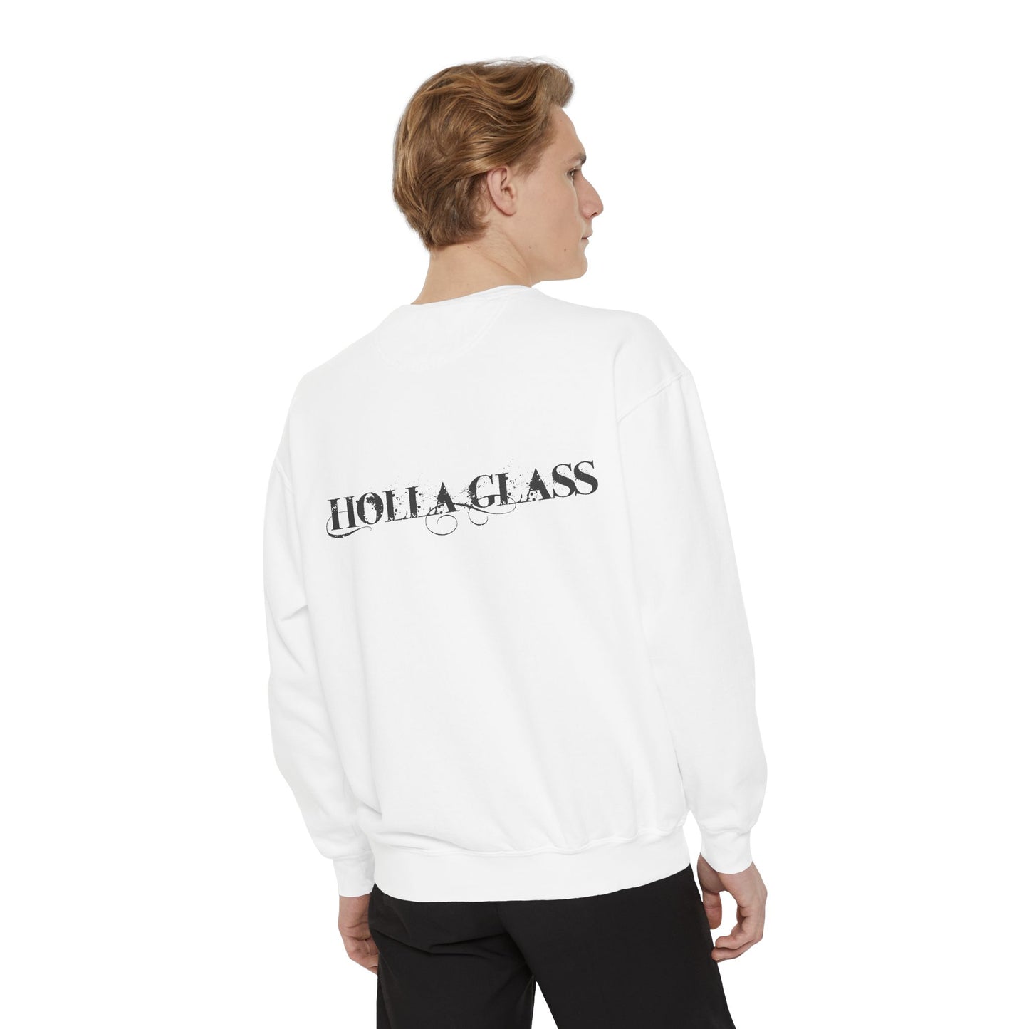HOLLA GLASS Unisex Garment-Dyed Sweatshirt