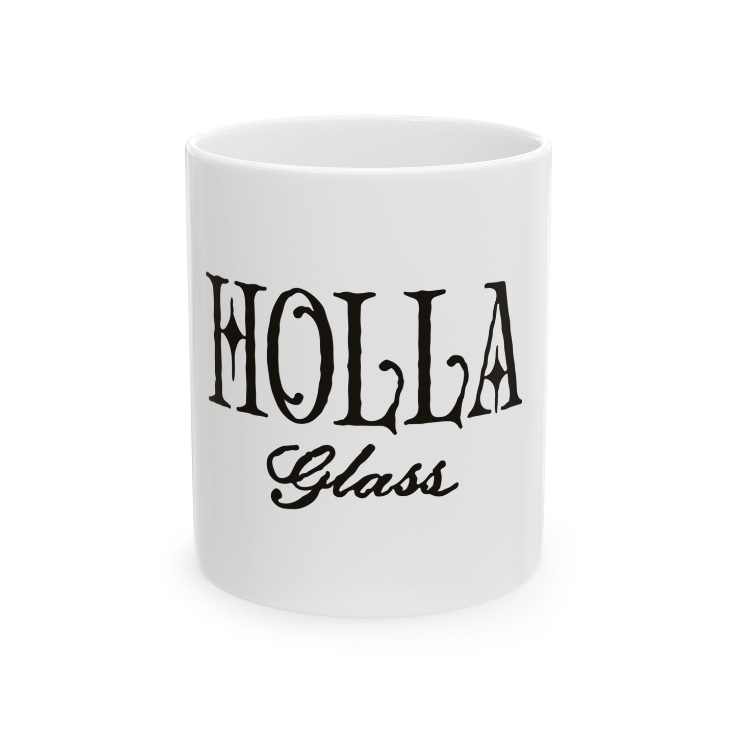 Holla Glass Bee Ceramic Mug - Unique 11oz & 15oz Coffee Cup for Nature Lovers