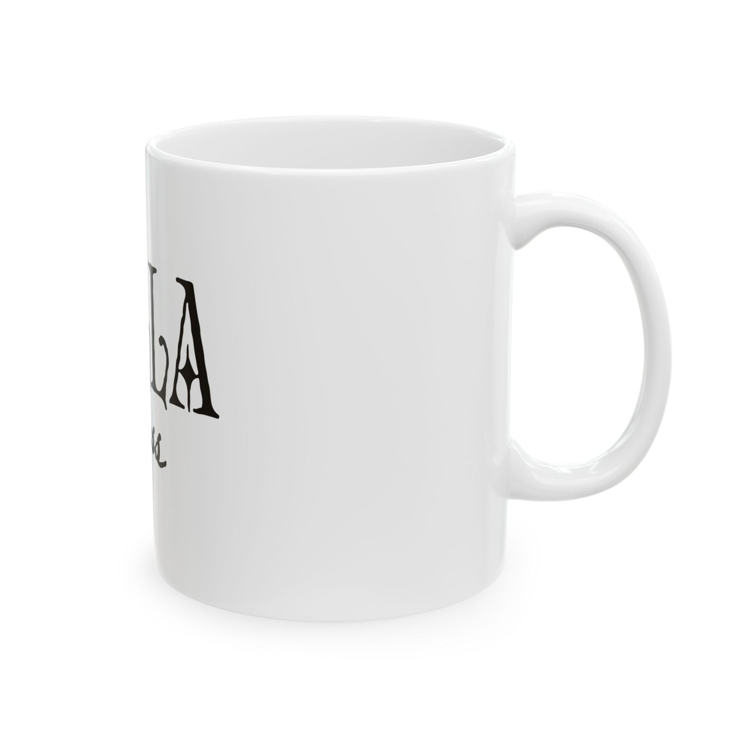 Holla Glass Bee Ceramic Mug - Unique 11oz & 15oz Coffee Cup for Nature Lovers