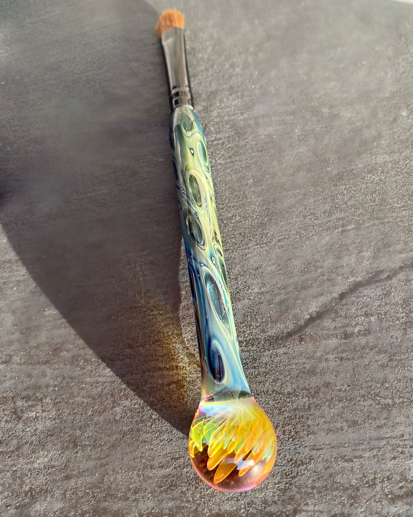 FearnGully Peacock Med Tapered Eyeshadow Makeup Brush