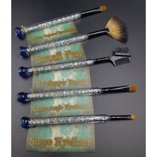 Purple Diamond Cut Crystals