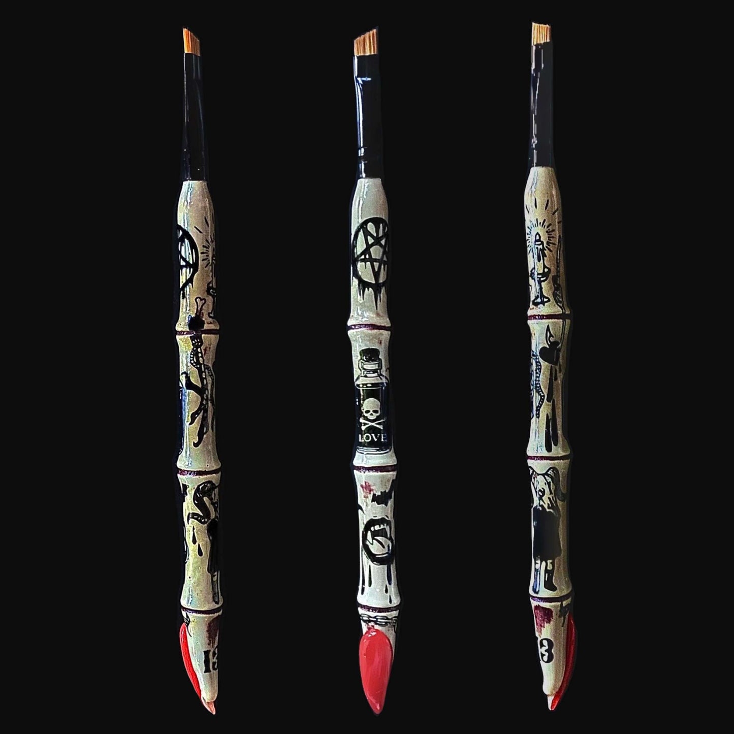 Ghost Bone Tattoo Slope Eyeliner