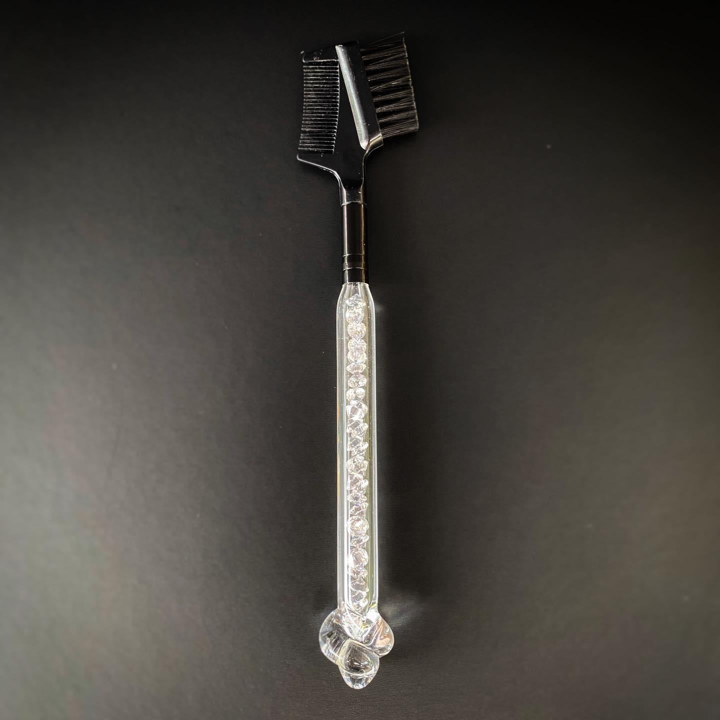 No7 Diamond Cut Crystal Eyebrow Comb/ Brush Duo