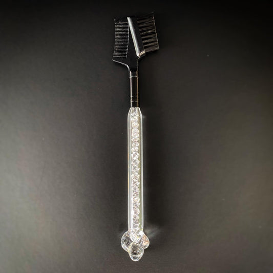 No7 Diamond Cut Crystal Eyebrow Comb/ Brush Duo