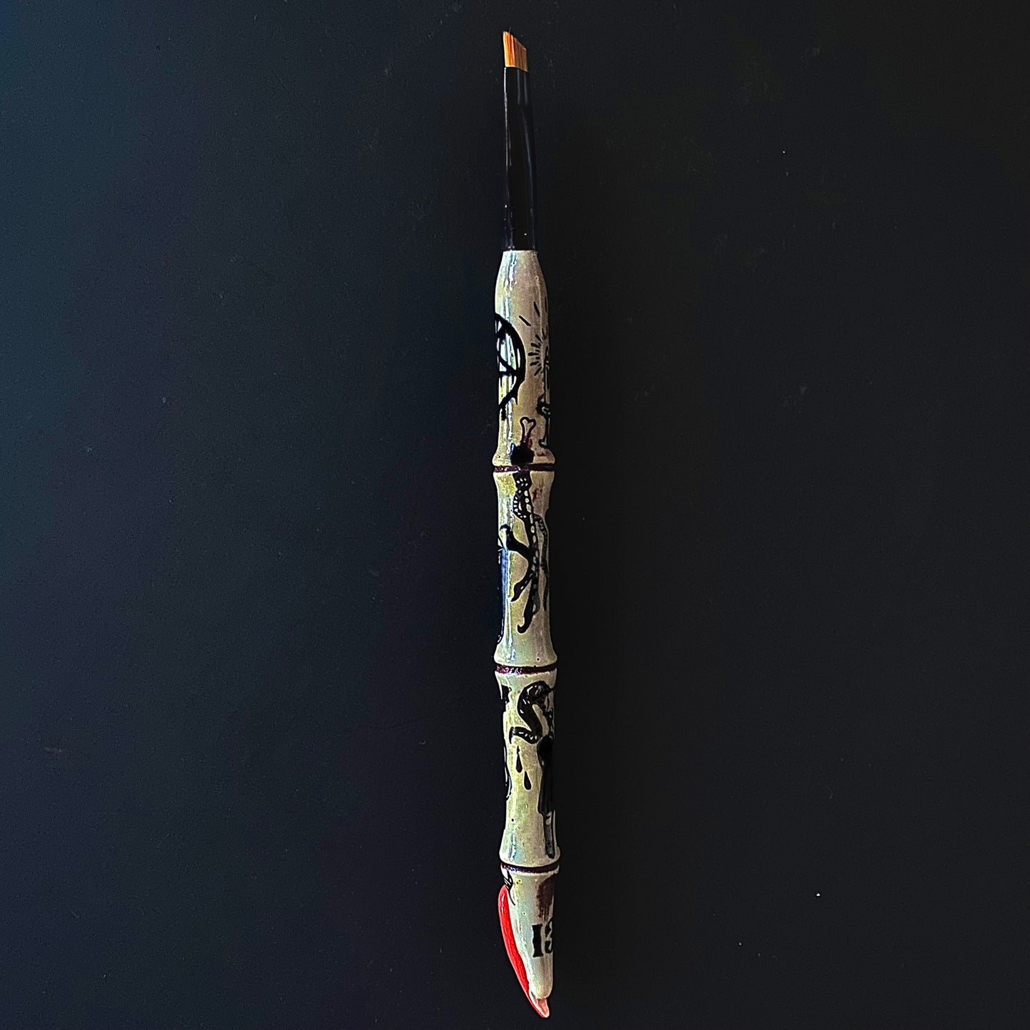 Ghost Bone Tattoo Slope Eyeliner