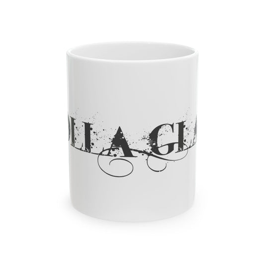 Holla Glass Bee Ceramic Mug - Unique 11oz & 15oz Coffee Cup for Nature Lovers