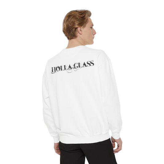 HOLLA GLASS Unisex Garment-Dyed Sweatshirt