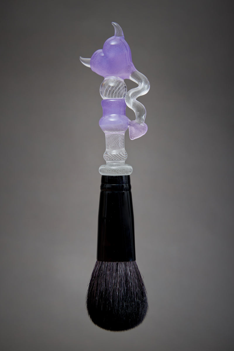 Blue Soldier St Valentine Latticino Makeup Brush Set