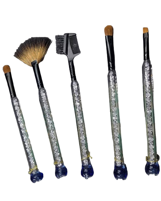 Purple Diamond Cut Crystals